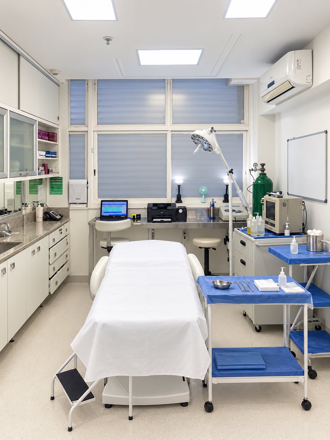 Sala de Cirurgia do Instituto Dermaline